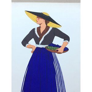 Vintage Young Woman Hitzendorf Styria Austria Print 1939 25987 Costume